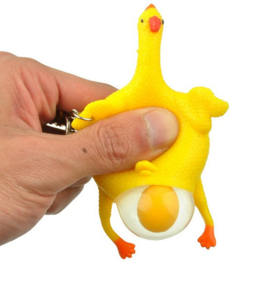 Tricky Chicken Laying Egg