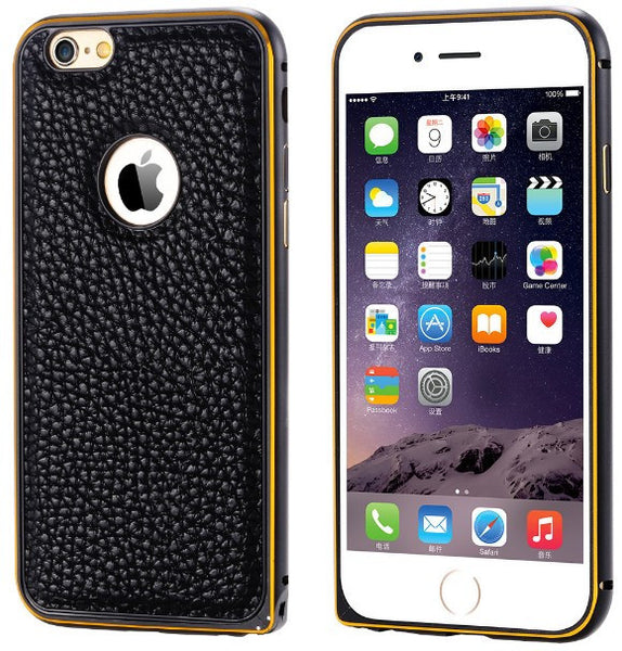 Lychee Skin Genuine Leather Case