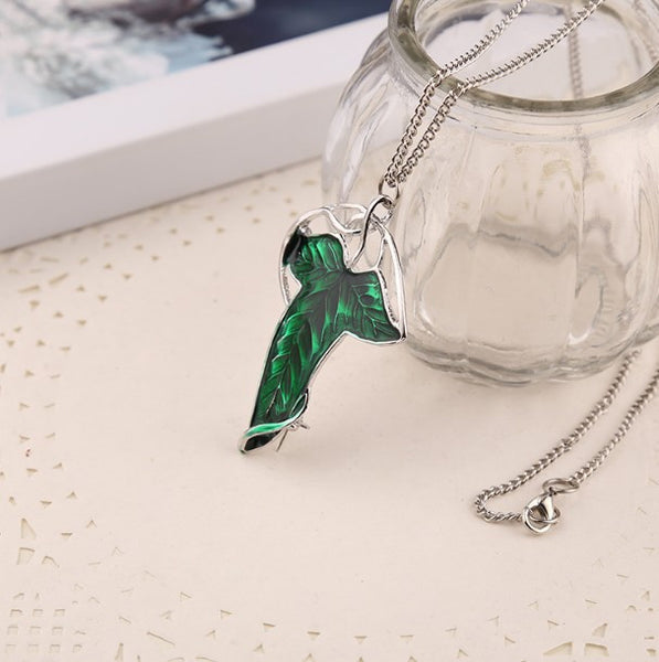 Green Leaf The Elven Brooch