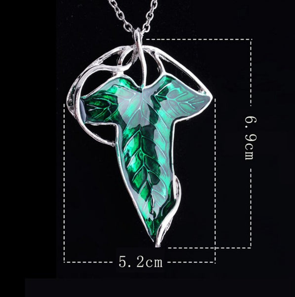 Green Leaf The Elven Brooch