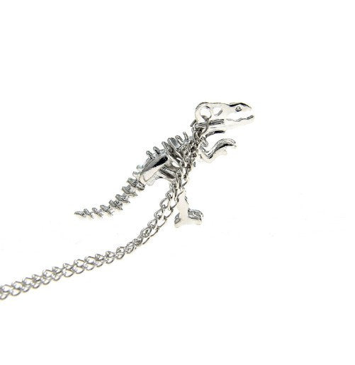 Dinosaur Skeleton Pendant Necklace