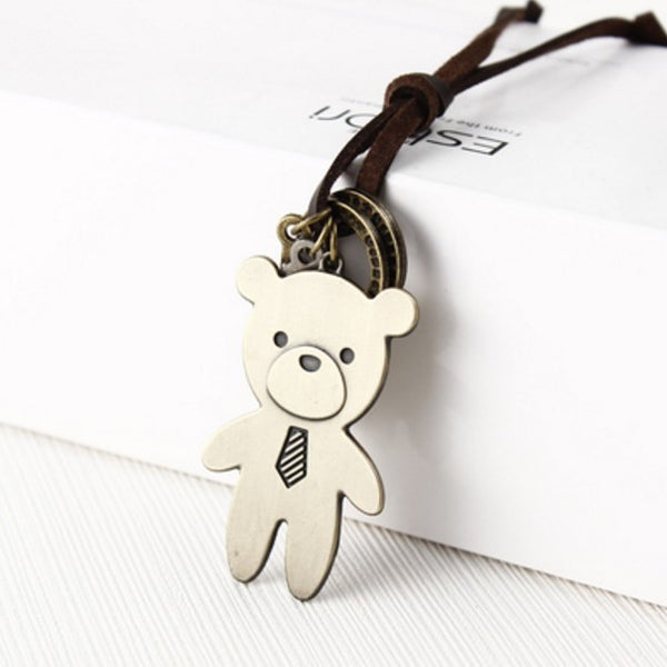 Leather Long Chain Necklaces