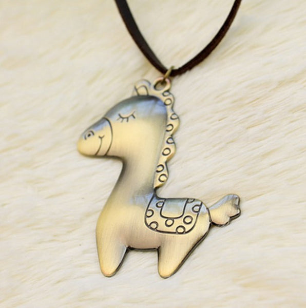 Leather Long Chain Necklaces